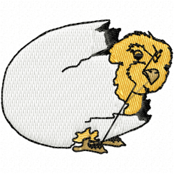 Chick Embroidery Design 2 Chick Embroidery Design 2